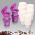 Disposable Paper Coffee Filters 600 Count with 4 Pack Reusable K Cups, Compatible with Keurig Coffee Maker