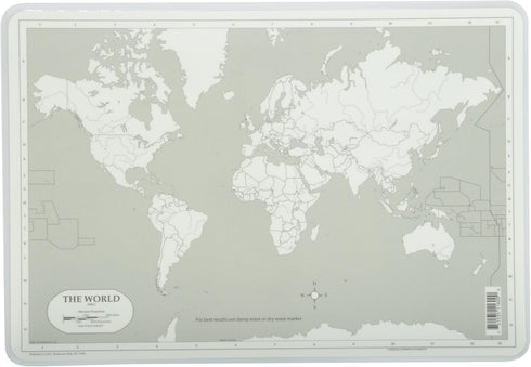 Painless Learning World Map Placemat