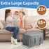SummitFlare 8 Pack-Extra Large Heavy Duty Moving Bags - Waterproof Storage Totes with Handles & Zippers, Foldable