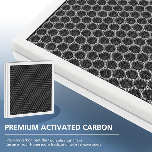 E-300L Replacement Filter for MOOKA and MOOKA FAMILY, H13 True HEPA Filter for Large Room, 2 Pack