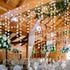 Decor365 Glitter Gold Birthday Decorations - Champagne Gold Party Garland, Circle Streamers, Backdrop for Christmas,