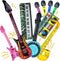 Naturahand 10 Pieces Inflatable Instruments Party Props Set Photo Booth Props Inflatable Guitar