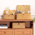 Nonam Set 3, Storage Basket with Lid, Natural Seagrass Bin with Lid of Shelf Baskets Multipurpose Container for Boho