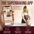 9" Set Superbaking Sourdough Starter Kit, Splinter-Free Banneton Bread Proofing Basket with Non-Stick Silicone Dough