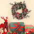 24 Pack HOHOTIME Artificial Berry Stems Branches, Christmas Faux Holly Colorful Berries Branches Ornaments