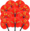 20 Pieces Folding Paper Hand Fans, Handheld Chinese New Year Decorations, Asian Oriental Foldable Fans