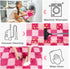 5x7 Checkered Rugs for Living Room Bedroom, Area Rugs for Living Room, Modern Shaggy Carpets Fuzzy Rug for Boys Girls