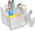 YAN & HIN Set of 72 Stackable Non-Slip Acrylic Organizers for Makeup Tray, Kitchen Drawer, Desk Drawer Organizer