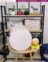 Laundry Hamper Large Canvas Fabric - Lightweight Storage Basket for Toy Organizer and Dirty Clothes (Flamingos)