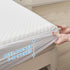 Mooreeke Premium Full Size Nylon Mattress Protector - 100% Waterproof, Naturally Cooling, Fitted Cover for Up to 14"