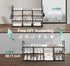 4 Closet 20-26 Tier Shoe Rack, Shoe Organiser, Metal Shoe Rack, Shoe Rack, Entryway Shoe Rack, Holds Pairs of Shoes