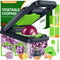 HomeHacks Vegetable Chopper Vegetable Cutter, 12 in 1 Kitchen Gadget, Dicer, Slicer,