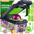 HomeHacks Vegetable Chopper Vegetable Cutter, 12 in 1 Kitchen Gadget, Dicer, Slicer,