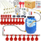 perfsign Complete Set Pipeline Automatic Chicken Waterer System(58 Accessories Included)Chicken Water Cups, Chicken