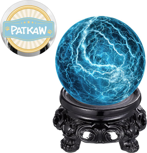 PATKAW Wooden Stand for Crystal Sphere - 1 Pc, 5X5X3Cm, Sphere Stand, Crystal Ball Stand, Gazing Ball Stand, Pendulum
