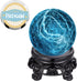 PATKAW Wooden Stand for Crystal Sphere - 1 Pc, 5X5X3Cm, Sphere Stand, Crystal Ball Stand, Gazing Ball Stand, Pendulum