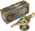 LAUYOO Classic Aladdin Magic Genie Lamp, Metal Carved Arabian Props for Home Tabletop Decoration, Size 7 x 20.7 x 11.3CM
