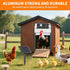 TIANMU Anti-Pinch 4 Automatic Chicken Coop Door, Solar Powered Chicken Coop Door with Timer & Light Sensor, Automatic