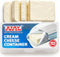 Stay Fresh Cream Cheese Container For Fridge Clear Plastic for Cream Cheese,