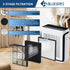 Vital 100S Filter Compatible with LEVOIT Vital 100S Air Purifie-r, 3-in-1 Smart True HEPA, High-Efficiency Filter (White)