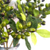 5-Piece Faux Berry Stems for Home Decor - Green Spray Branches