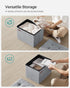 12.2 16.1 Inches 286 lb, ULSF200G02 SONGMICS Storage Ottoman, Foldable Small Ottoman Foot Rest, x Foot Stool, Ottoman