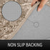 Yimobra Bathroom Rug, Chenille Extra Soft Shaggy Bath Mat, Non-Slip, Machine Washable, Plush Floor Carpet for Bath Room