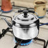 Alipis Stovetop Tea Kettle, 4L Stainless Steel Whistling Water Kettle with Cool Handle