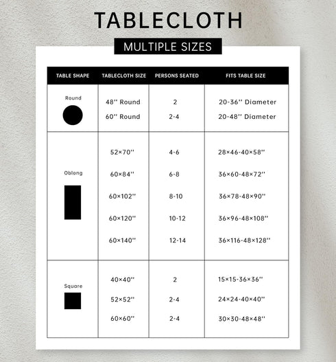 YiHomer Pastoral Round Tablecloth - 60 Inch Dia. - Beige Linen Washable Table Cover for Indoor and Outdoor Dining