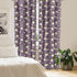 Ambesonne Tea Party Window Curtains, Dachshund Dogs in Cups and Wildflowers Graphic, 2-Panel Set, 28" x 95"