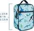 Wildkin Day2Day Kids Lunch Box, Insulated & Easy Access for School & Travel - Shark Attack