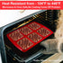 Walfos Mini Silicone Brownie Pan, 3 Piece 6-Cavity Non-stick Square Baking Pan for Brownies and Muffins