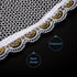 MECCANIXITY Electric Fan Dust Cover, 16 Inch Lace Decor Washable Dustproof Guard Mesh Net, Pack of 3