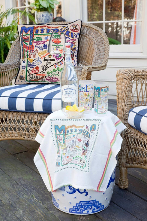Catstudio Missouri Dish Towel - U.S. State Souvenir Kitchen and Hand Towel with Original Artwork, Perfect for Missouri