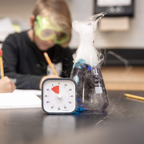 TIME TIMER MOD (Charcoal), 60 Minute Visual Countdown Timer for Classrooms, Silent Operation