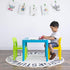 2 Set, 5-Piece Humble Crew Kids Table and Chair Aqua Table with Chairs - Sturdy Toddler Activity Table for Playtime