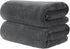 KinHwa Microfiber Hand Towels for Bathroom Soft and Absorbent Face Towels Grey