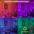 9.8 3.3 Color Changing Wishing Ball Curtain Lights, x FT RGB LED Fairy Light with Remote App Control, Music Sync Window