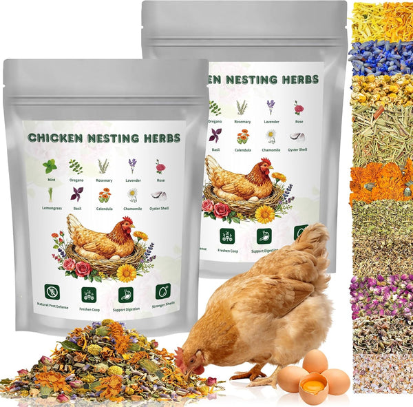 BGraceyy Chicken Nesting Herbs 64 oz 11 Natural Dried Herb Blend with