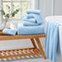 8 Set |2 Sheet,2 4 600GSM Set Piece Bathroom Towel Blue Oversized Large Bath Towels Hand Towels and Washcloths| Ultra
