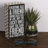Primitives by Kathy 28579 Polka Dot Trimmed Box Sign, 4 x 7.5-Inches, All Stages