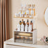 2 3 Countertop, Counter, Delamu Bathroom Organizers and Storage, Tier Drawer Makeup Organizer Easy to Install, Ideal
