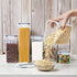 PANTRYSTAR 7 Airtight Food Storage Containers with Lids, PCS BPA Free Kitchen Canisters for Spaghetti, Pasta, Dry Food