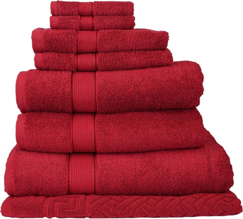 ELITE 8-Piece Set 550 Set Emporium Home Collection Cotton Bath Towel - Ultra Soft, GSM, Quick-Dry Towels - Bath Sheet