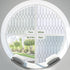 Windimiley Window Privacy Film, Stained Glass Frosted Clings, Moroccan Lattice Decorative Coverings, UV Sun Blocking,