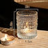 48 Packs Votive Candle Holders, Clear Tea Lights Candle Holders Bulk Tealight Candle Holder for Table Glass Holder