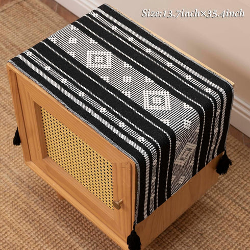1435 Inch Nightstand Cover Bedside Table Cloth Rectangle for Bed Side End Tables Protector, Washable