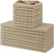 Homaxy Kitchen Towels and Dishcloths Set, 12 x 12 and 13 x