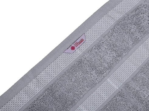 6Pcs 100% Set- 600GSM, 2Bath 2Hand 2Washcloths, Set CASA COPENHAGEN Solitaire Egyptian Cotton Large Designer Towels