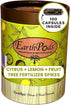 EarthPods Organic Fruit Tree & Citrus Fertilizer Spikes 100 Plant Food Capsules